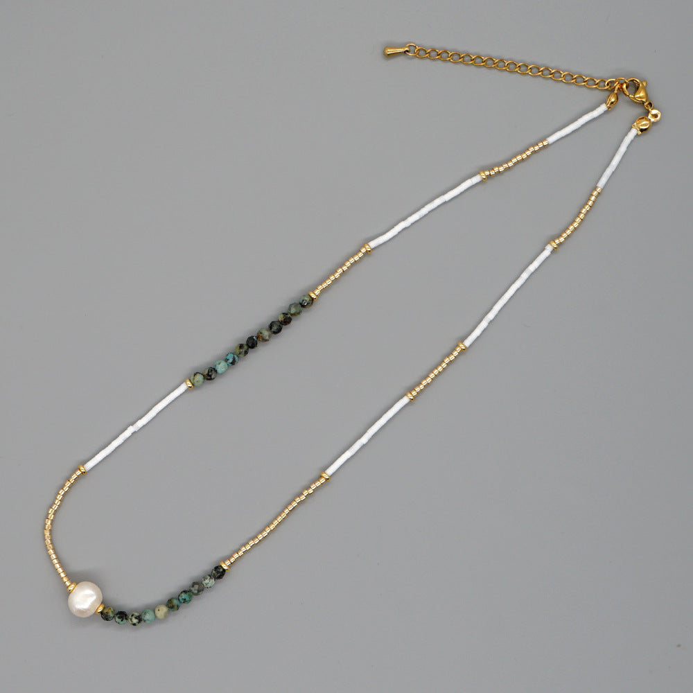 Wholesale Boho Beaded Pearl Shell Necklaces